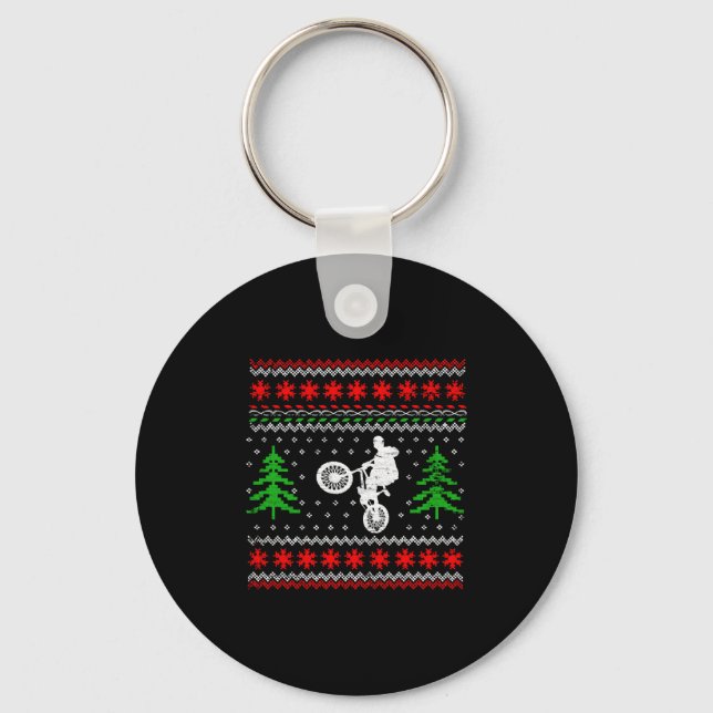 Porte-clés Noël BMX (Recto)