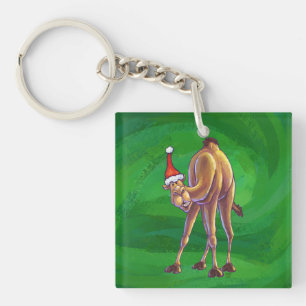 Porte-clés Noël De Camel Sur Vert