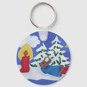 Porte-clés Noël de souris