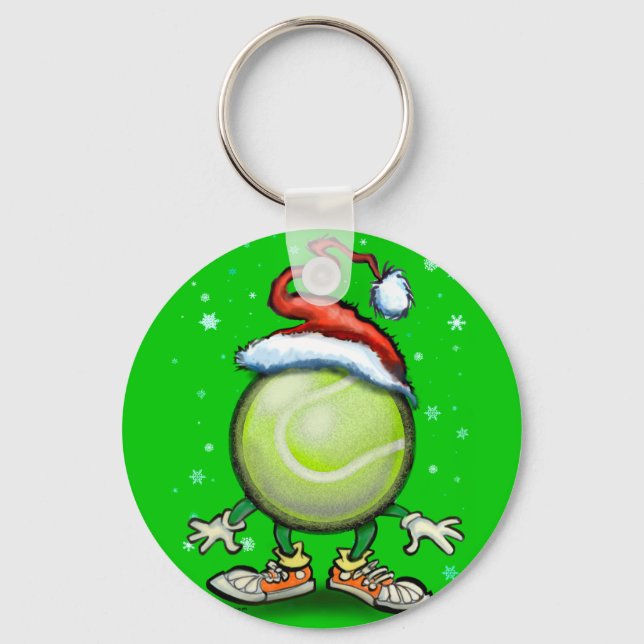 Porte-clés Noël de tennis (Recto)