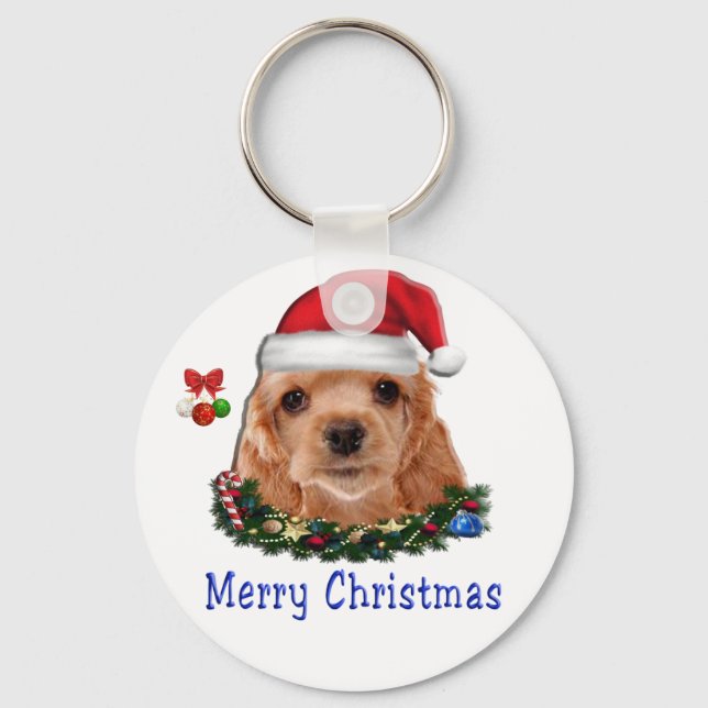 Porte-clés Noël des animaux (Recto)