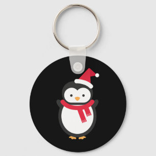 Porte-clés Noël des pingouins