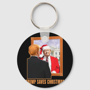 Porte-clés Noël Donald Trump Président 2024 Trump sauve
