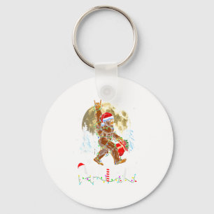 Porte-clés Noël drôle Xmas Bigfoot Croire Sasquatch en