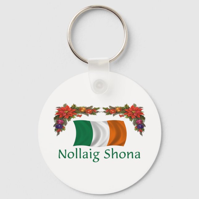 Porte-clés Noël en Irlande (Recto)