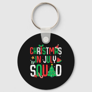 Porte-clés Noël En Juillet Squad Drôle Summer Beach Vacatio