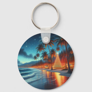 Porte-clés Noël Hawaïen/Tropical