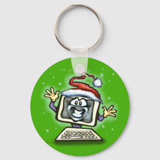 Porte-clés Noël informatique