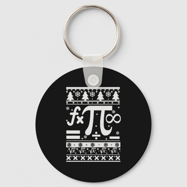 Porte-clés Noël maths  (Recto)