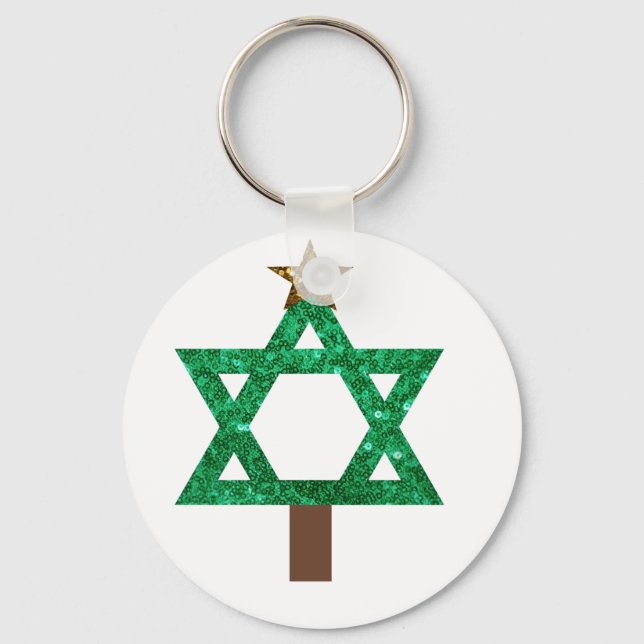 Porte-clés noël mukkah arbre de noël (Recto)
