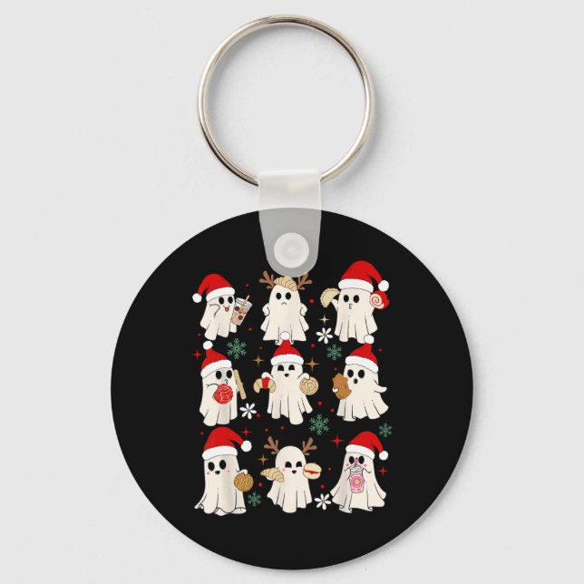 Porte-clés Noël Pantasmas Fantôme Père Noël Conchas (Recto)
