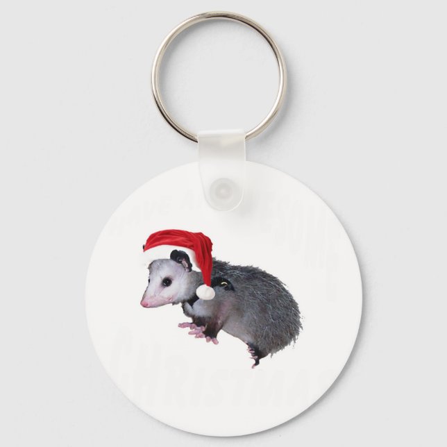 Porte-clés Noël Possum génial (Recto)