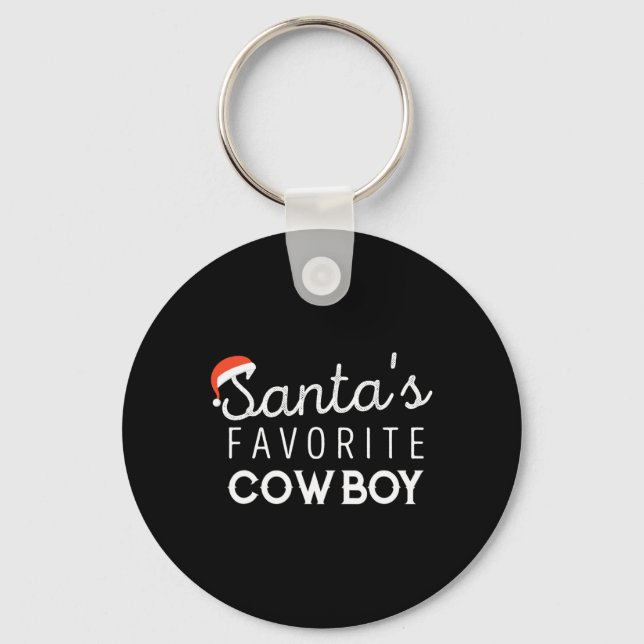 Porte-clés Noël Pour Cowboys (Recto)