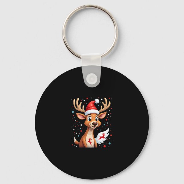 Porte-clés noël Reindeer (1) (Recto)