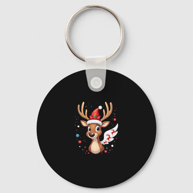 Porte-clés noël Reindeer (5) (Recto)