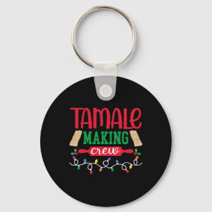 Porte-clés Noël Tamale Making Crew Mexicaine Food Family M