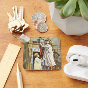 Porte-clés Noël victorien, Bas de Noël pour enfants