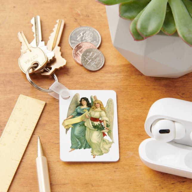 Porte-clés Noël Vintage, Angélique Victorien (Bureau)