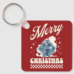 Porte-clés Noël Yéti drôle humour des Fêtes