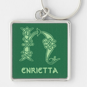 Porte-clés Noeud celtique du 16e siècle Capitale décorative