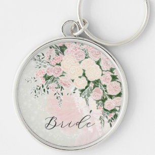 Porte-clés Nœud papillon Brides Blush bow RosenWisteria bouqu