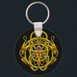 PORTE-CLÉS NOEUDS CELTIQUES D'OR AVEC DRAGONS DOUCES<br><div class="desc">Modélisation Pure Nurbs en studio 3D Max</div>