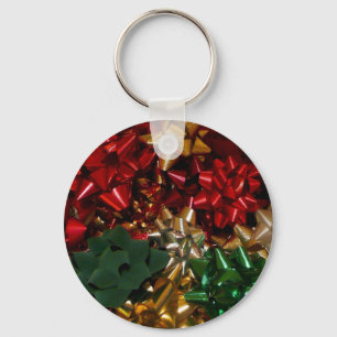 Porte-clés Noeuds de Noël Colorés Festifs Vacances