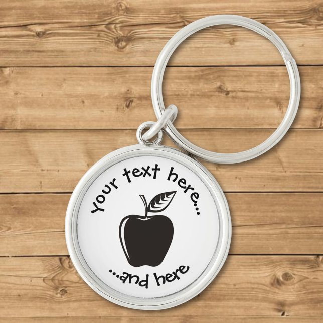 Porte-clés Noir Apple (Créateur téléchargé)