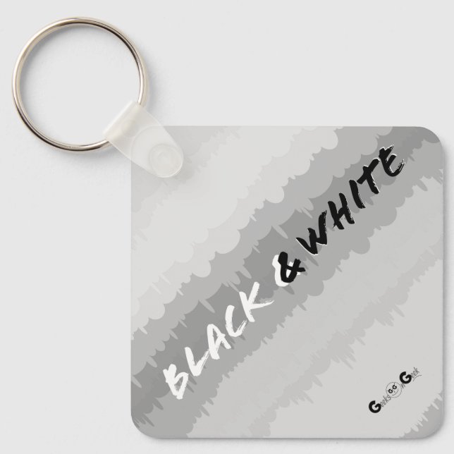 Porte-clés "Noir & Blanc" (Recto)
