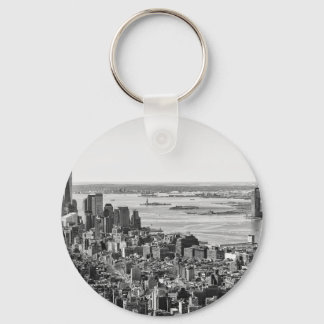 Porte-clés Noir blanc New York City Skyline