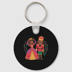 Porte-clés Noir Casse-Noir Plum Fée Kwanzaa Africaine