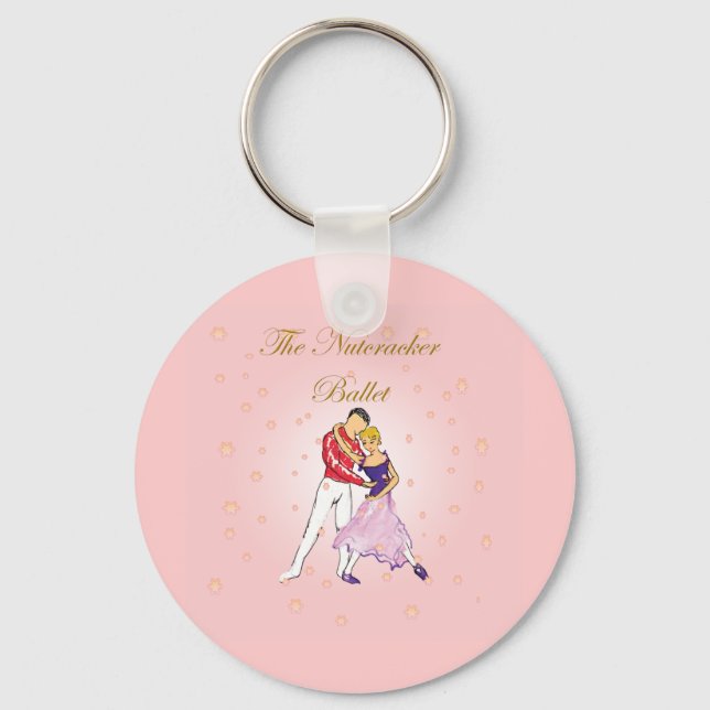 Porte-clés noisette-clara et son prince(rose) (Recto)