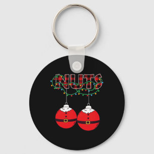Porte-clés Noix de châtaignes Noël Correspondant Noël