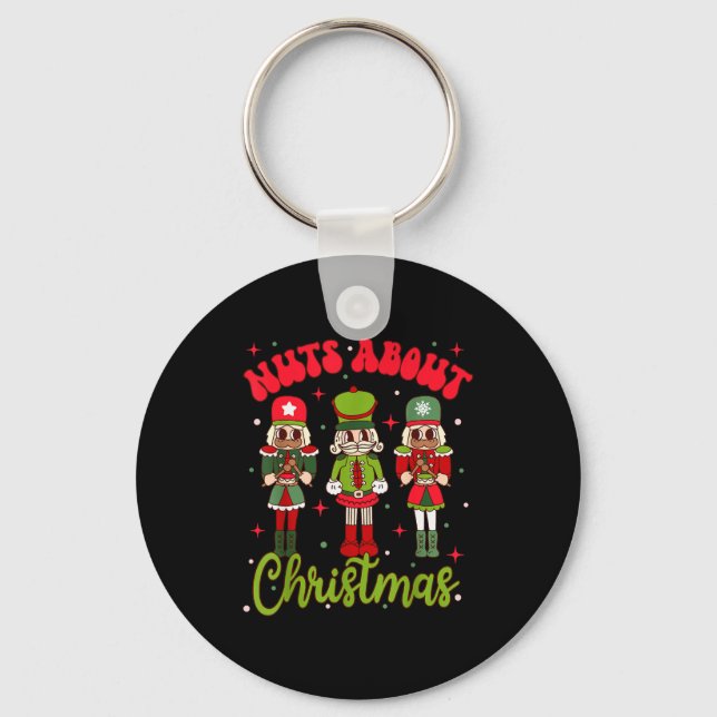 Porte-clés Noix de Noël Groovy Noël Casse-Noisette S (Recto)