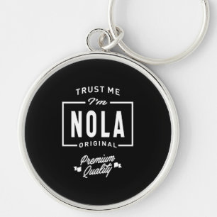 Porte-clés Nola Nom personnalisé Anniversaire