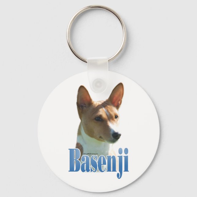 Porte-clés Nom Basenji (Recto)