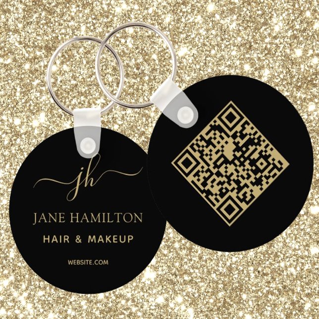 Porte-clés Nom commercial promotionnel de code QR (Créateur téléchargé)