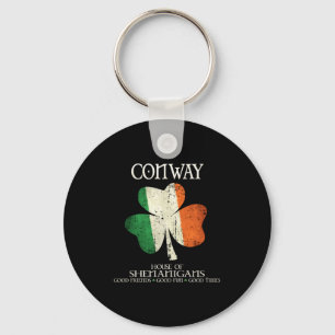 Porte-clés Nom de famille Conway Irlande Maison Irlandaise d'