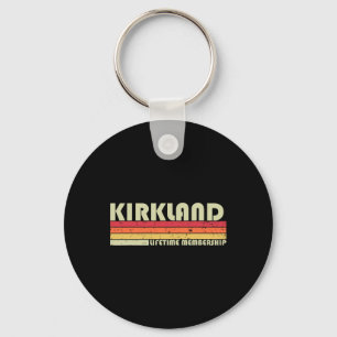 Porte-clés Nom de famille Kirkland drôle rétro vintage années