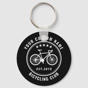 Porte-clés Nom de famille ou de lieu du club de vélos person