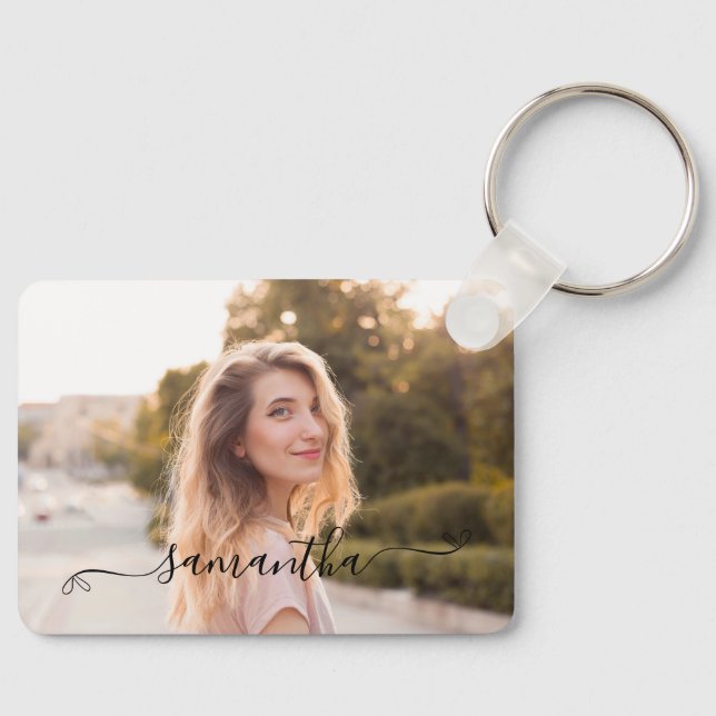 Porte-clés Nom de la signature de la corbeille (Recto)