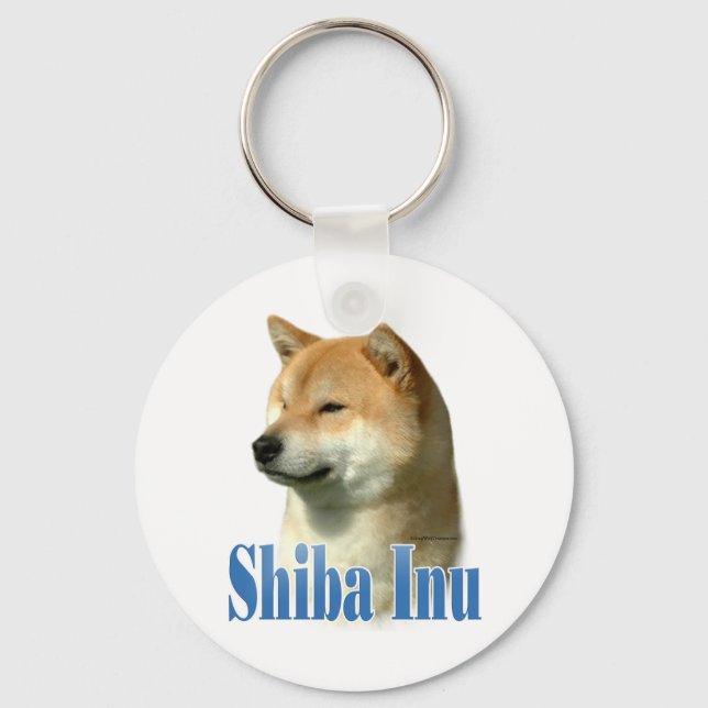 Porte-clés Nom de Shiba Inu (Recto)