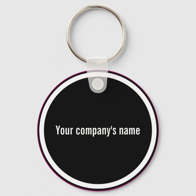 Porte-clés Nom de votre entreprise, modèle, (Recto)