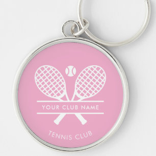 Porte-clés Nom d'équipe moderne Club de Tennis sur Gazon Équi