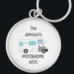 Porte-clés Nom des clés Motorhome personnalisées<br><div class="desc">Cadeau Personnalisé Motorhome,  Cadeau Motorhome Lover,  Clavier Personnalisé,  Club Motorhome</div>