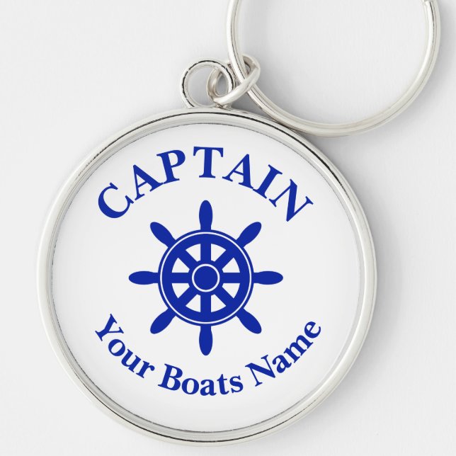Porte-clés Nom du bateau bateaux bateaux nautiques capitaines (Devant)