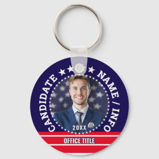 Porte-clés Nom du candidat de la campagne électorale politiqu