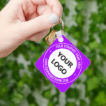 Porte-clés Nom du logo commercial promotionnel Porte - clé du<br><div class="desc">Couleurs et polices personnalisées - Votre entreprise Logo et texte promotionnel Porte - clé moderne / Cadeau - Ajouter votre logo / image, Nom / Entreprise, Site Web / Plus - Redimensionner et déplacer ou supprimer et ajouter des éléments / image avec outil de personnalisation. Choisissez / Ajoutez vos couleurs...</div>