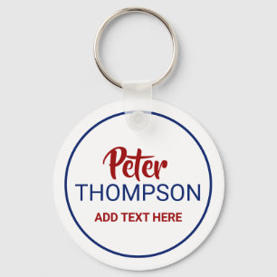 Porte-clés nom du propriétaire des clés