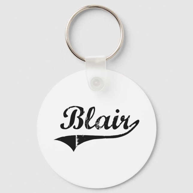 Porte-clés Nom du style classique Blair (Recto)